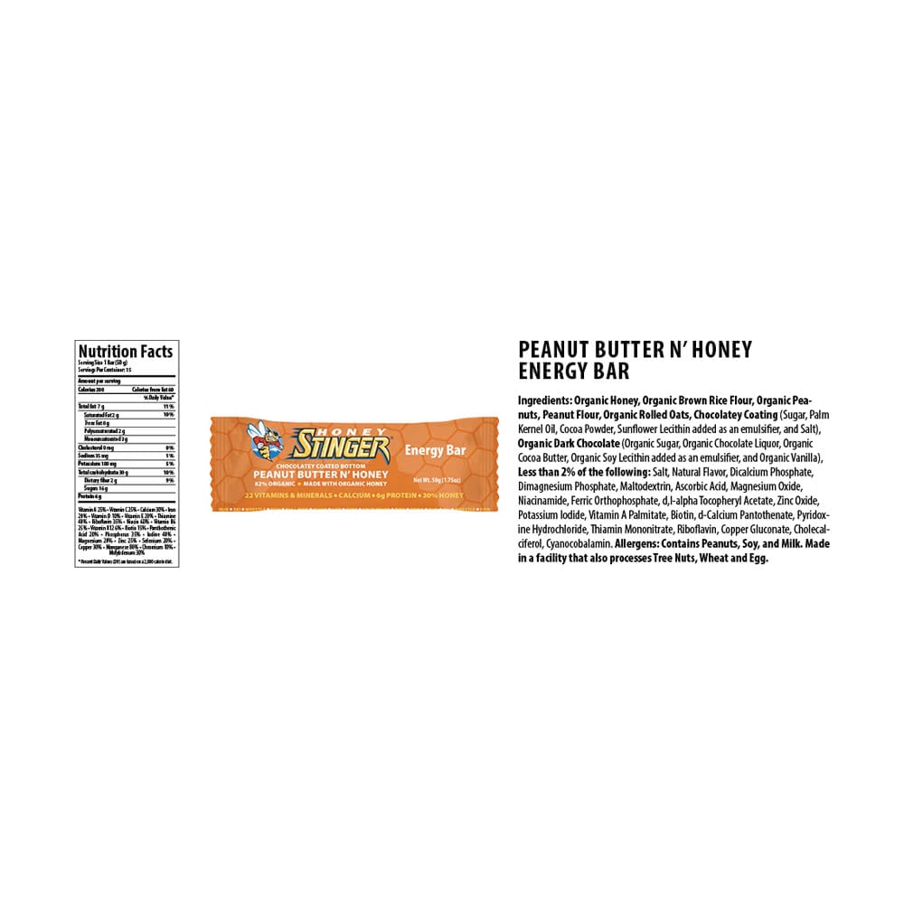 Energy Bar 15 Peanut Butter'n Honey