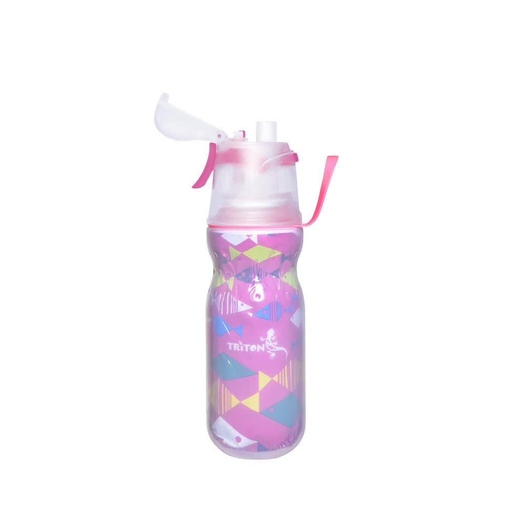 【新蓋設計】有蓋保凍噴霧安全鎖水樽 New Mist Cool Bottle 16oz