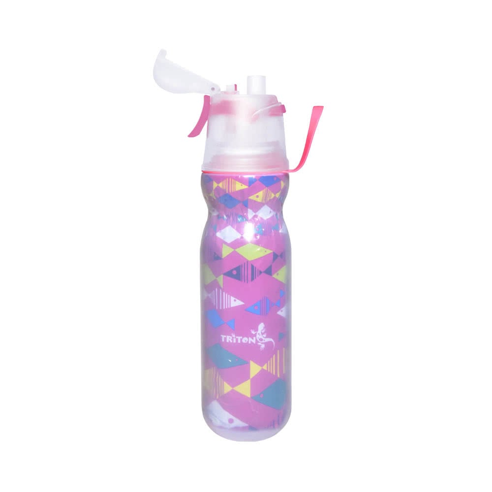 【新蓋設計】有蓋保凍噴霧安全鎖水樽 New Mist Cool Bottle 20oz