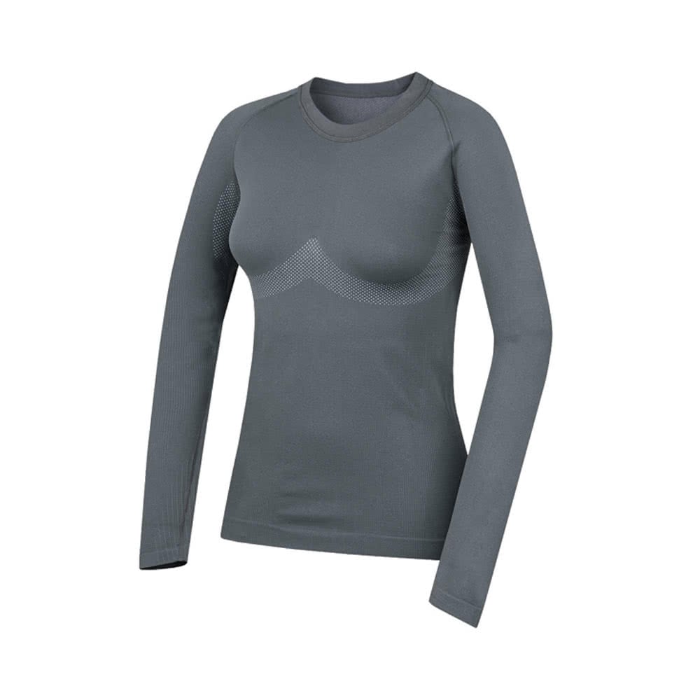 白竹炭女裝長袖保溫內衣 Women Ochaco Long Sleeves Crew