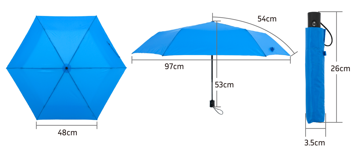 日本超極輕一鍵式自動折傘 Verykal Automatic Umbrella