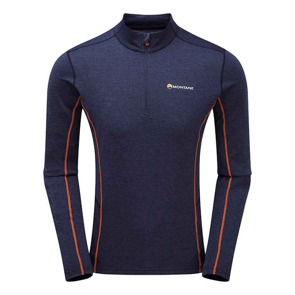 男裝高領拉鍊長袖快乾T恤 Men's Dart Zip Neck LS