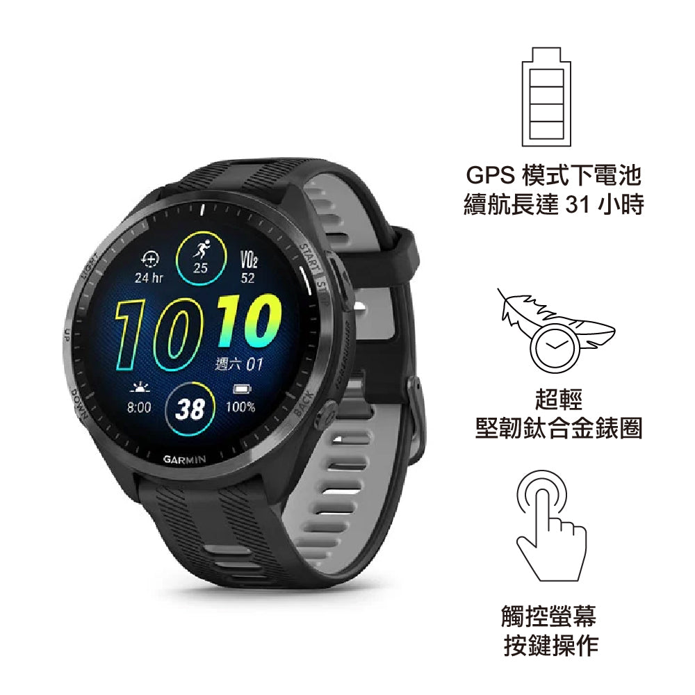GPS 全方位鐵人運動錶 Forerunner 965