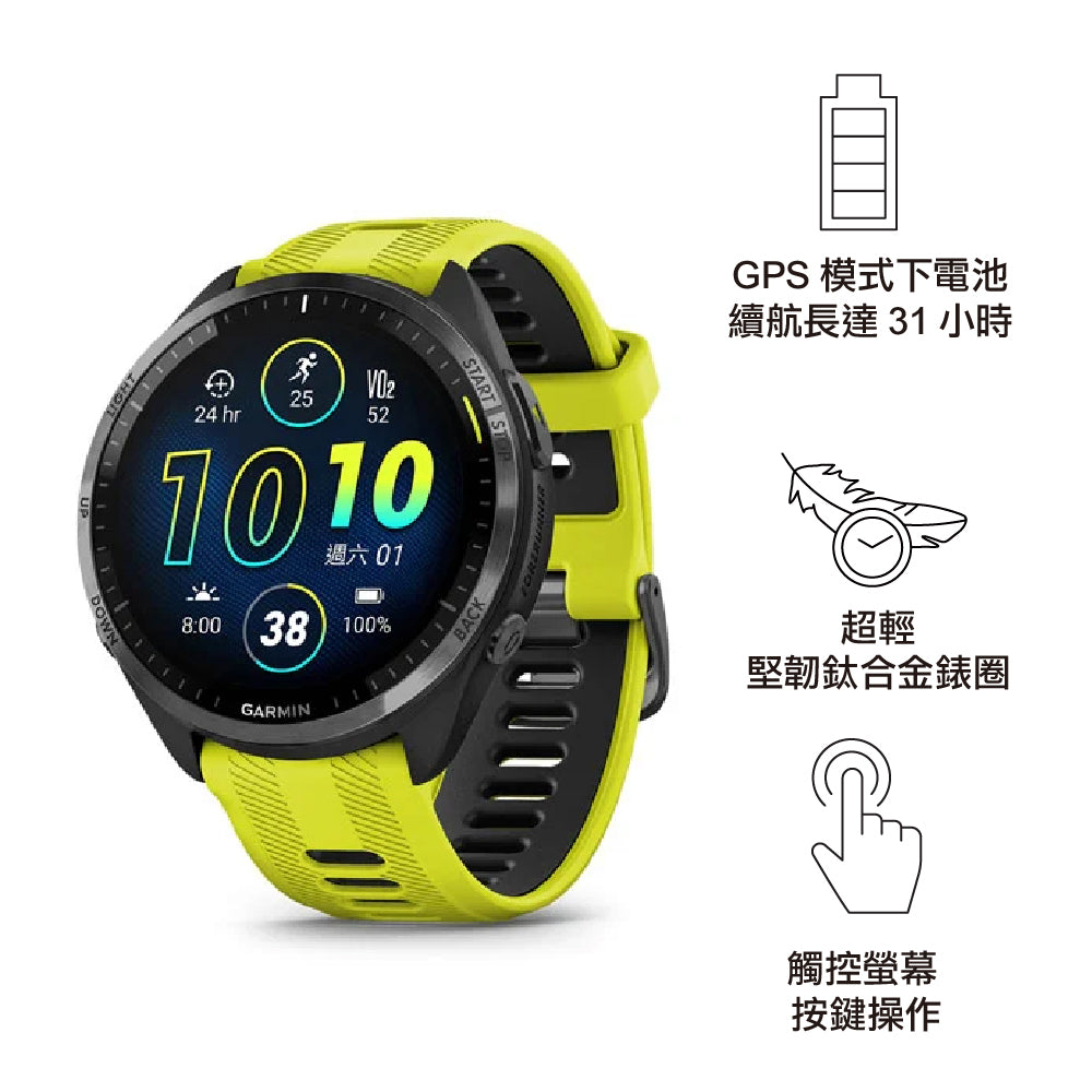 GPS 全方位鐵人運動錶 Forerunner 965