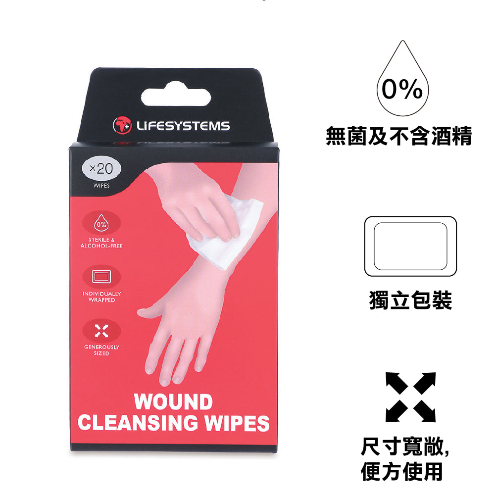 消毒濕紙巾 (不含酒精) Cleansing Wipes (x20pcs)