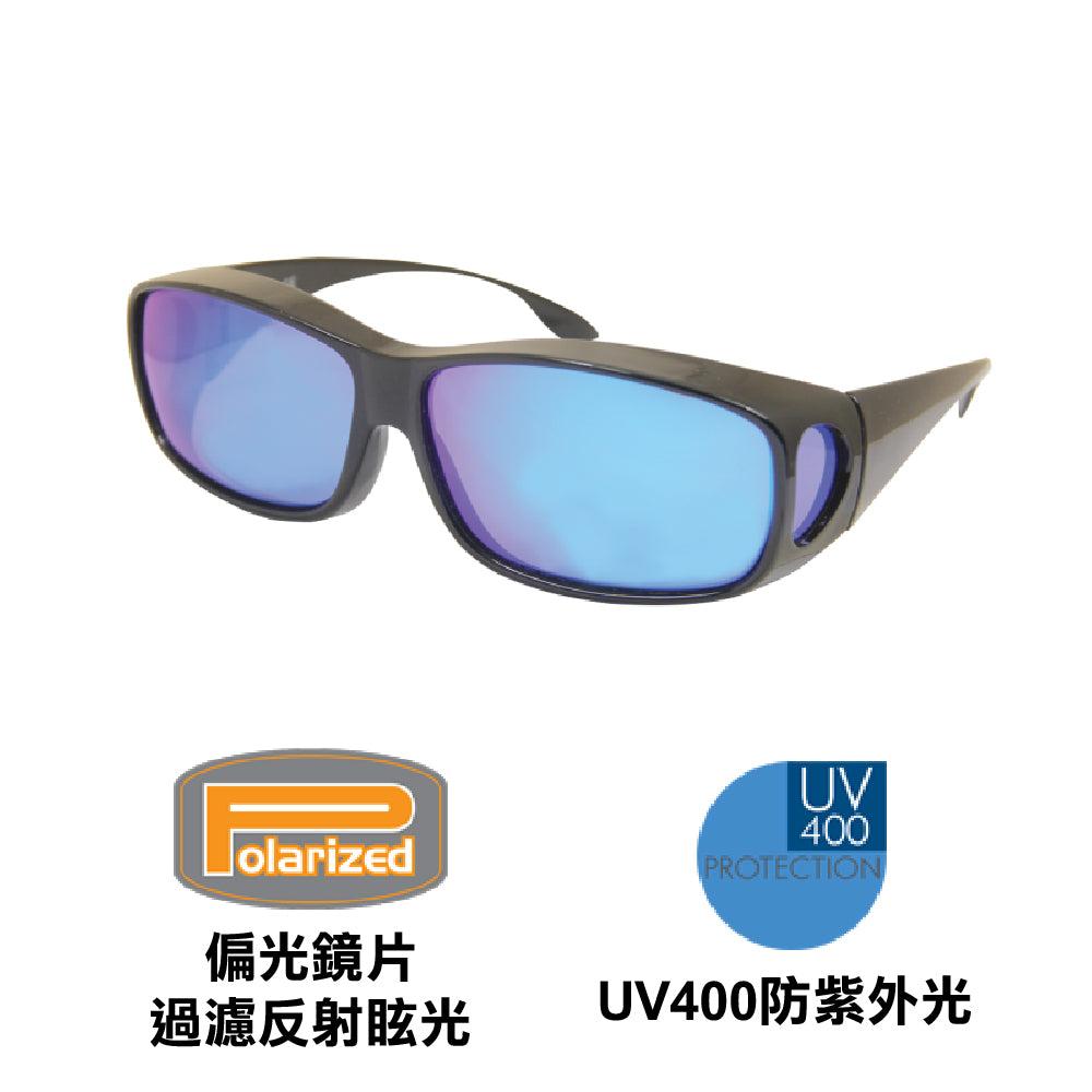 外掛式偏光太陽眼鏡 Polarized SC 100 Black