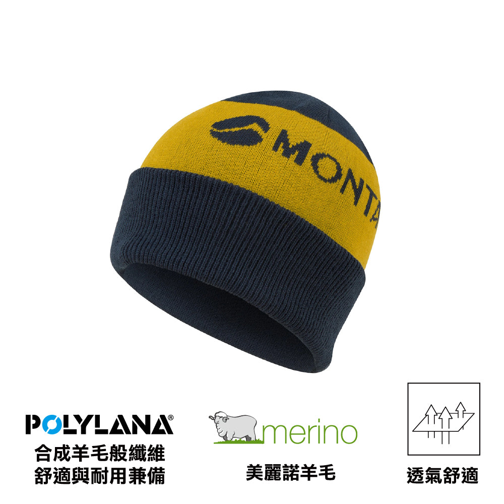 中性羊毛保暖帽 Logo Cuffed Beanie