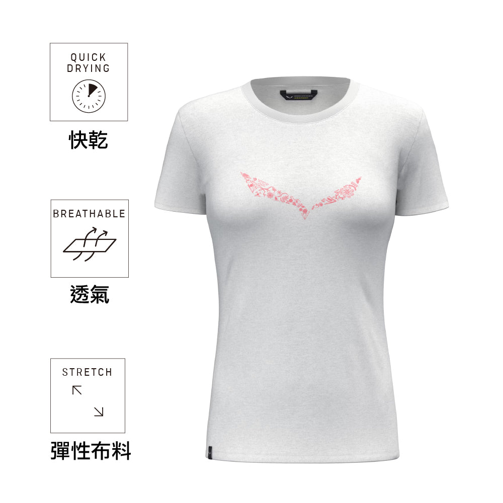 女裝短袖快乾衫 Women's Solid Dry T-Shirt