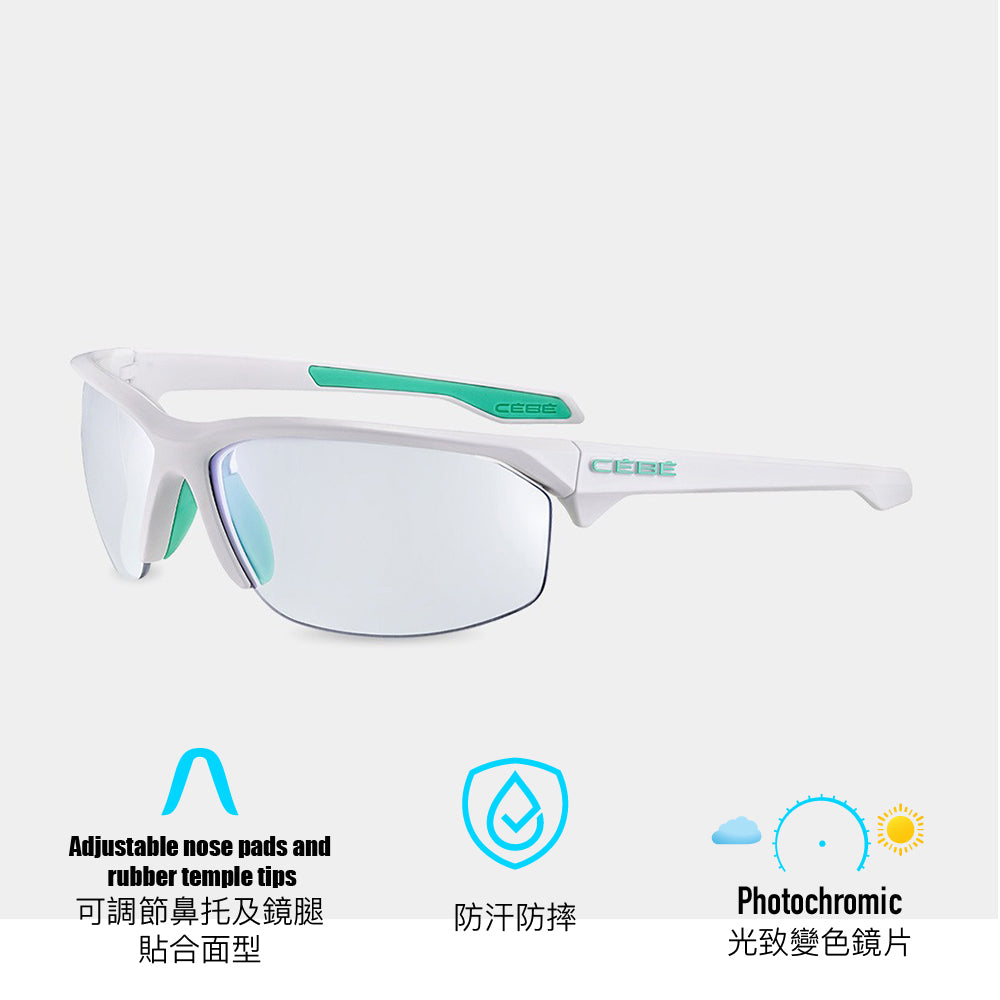 太陽眼鏡 Wild 2.0  Photochromic Cat.0-3 White Mint