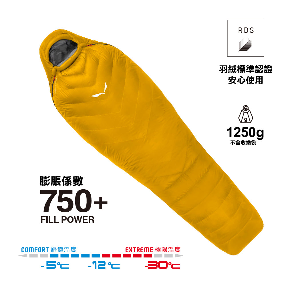 羽絨睡袋 PUEZ RDS DOWN -12°C Sb