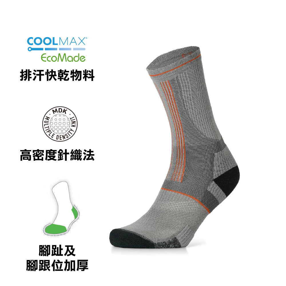 西班牙製中性排汗快乾登山襪 Unisex Pro Trek Coolmax Light Crew