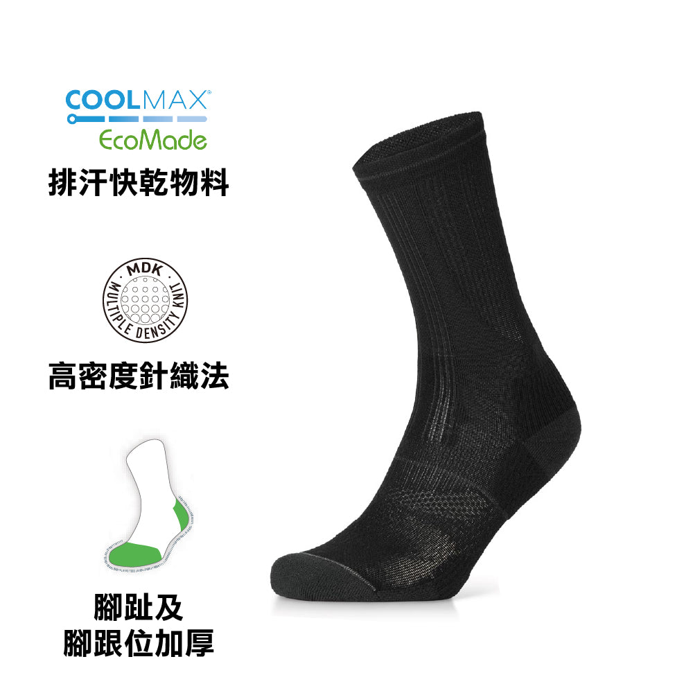 西班牙製中性排汗快乾登山襪 Unisex Pro Trek Coolmax Light Crew