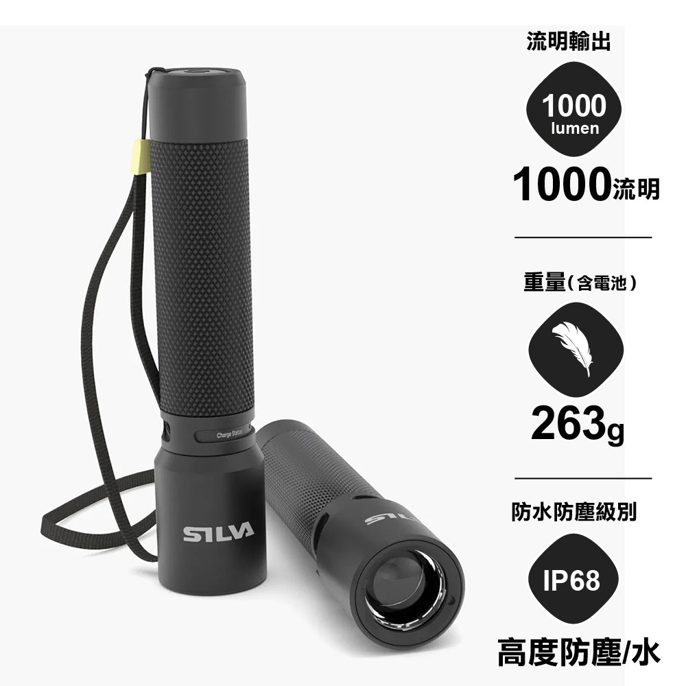 1000 流明高強度手電筒 Zoom 1000 Lumen