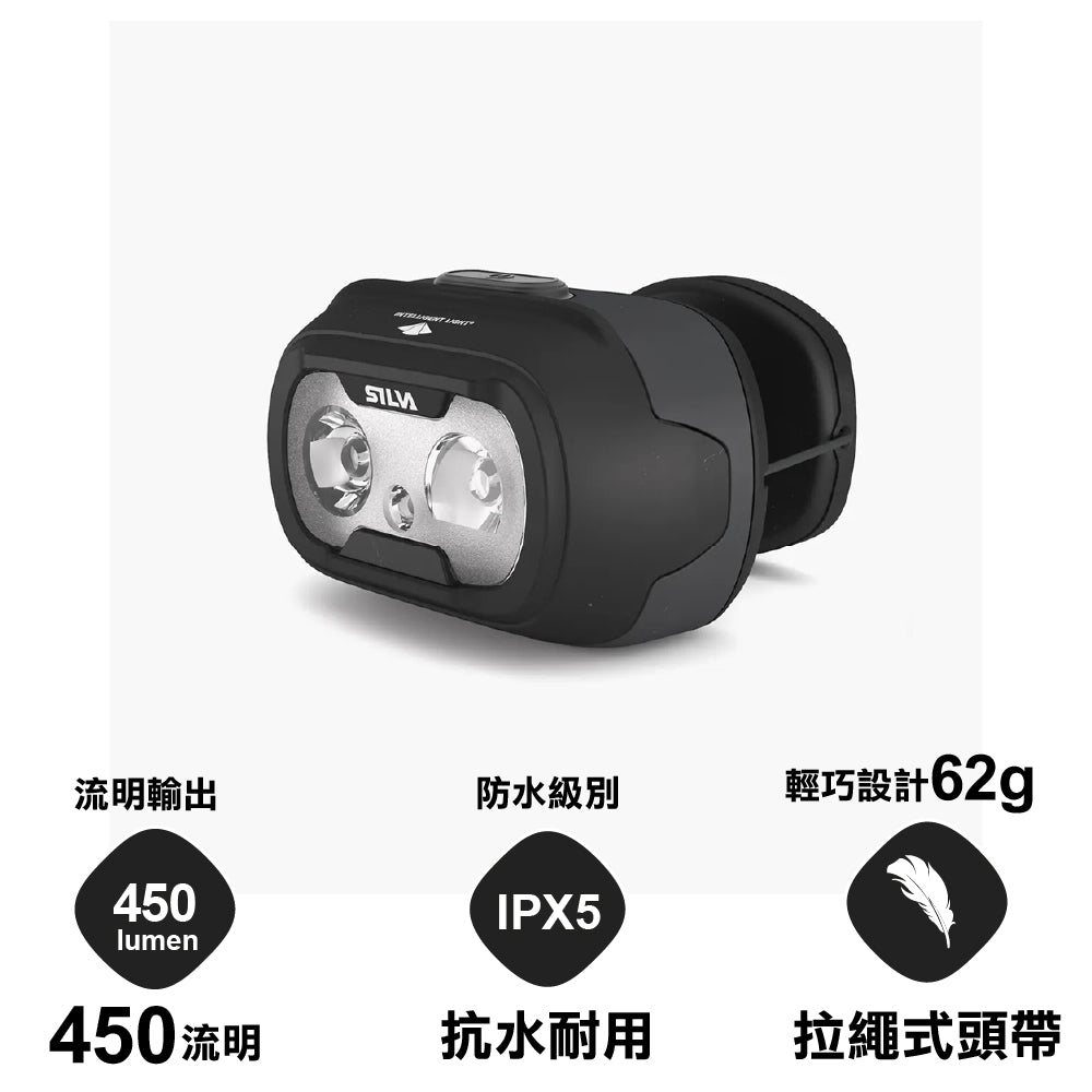 450流明頭燈 Headlamp Seek 450 Cord Recharge