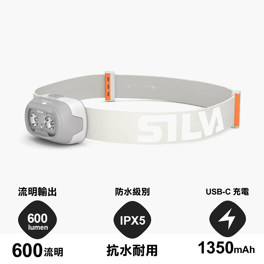 600流明頭燈 Headlamp Seek 600 Recharge