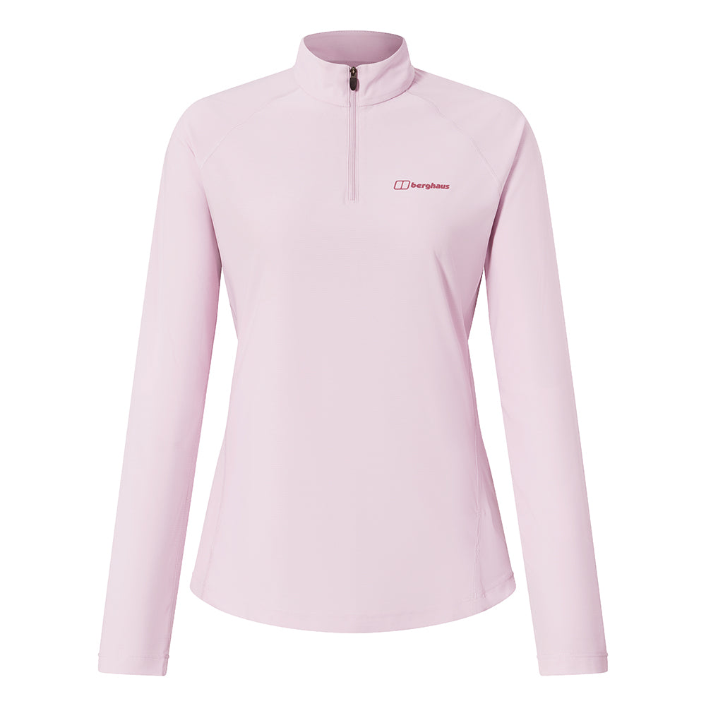 女裝長袖拉鏈領快乾衫 Women's 24/7 Tech Tee Long Sleeves Half Zip Tee