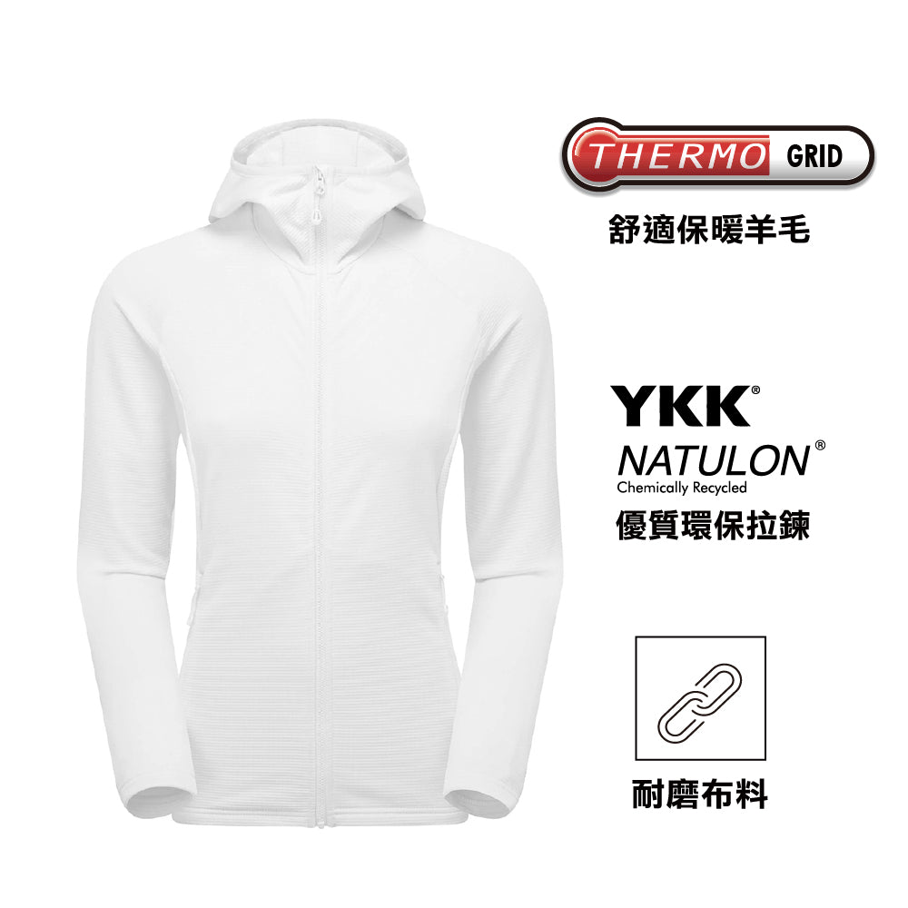 女裝有套抓毛外套 W Protium Hoodie