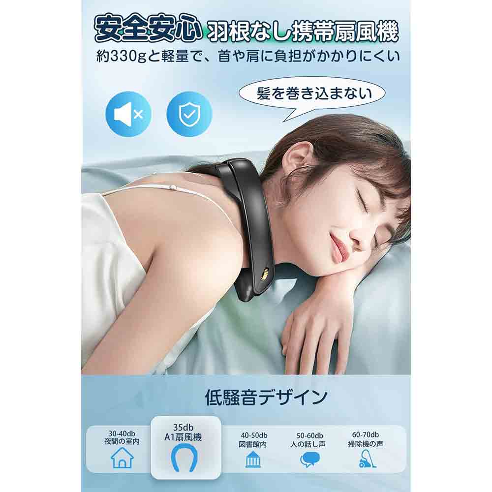 USB Type-C Neck Cooling Fan A1 掛頸風扇