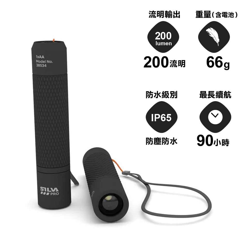 200流明強力手電筒 Pocketlight 200 Lumen