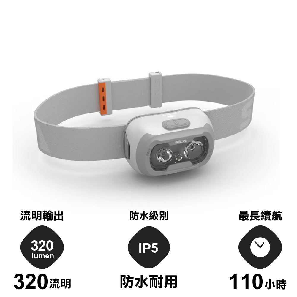 320流明頭燈 Headlamp Seek 320 Lumens Hybrid
