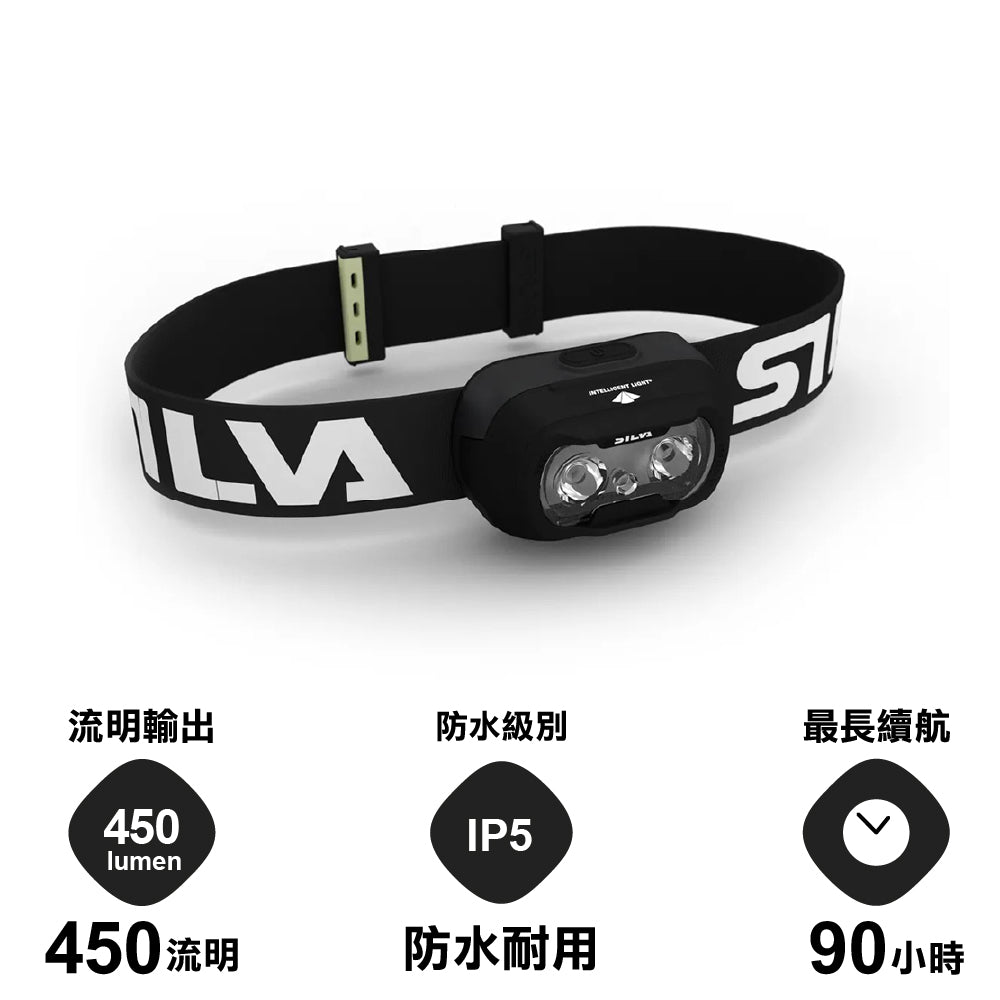 450流明可充電頭燈 Headlamp Seek 450 Lumens Rechargeable