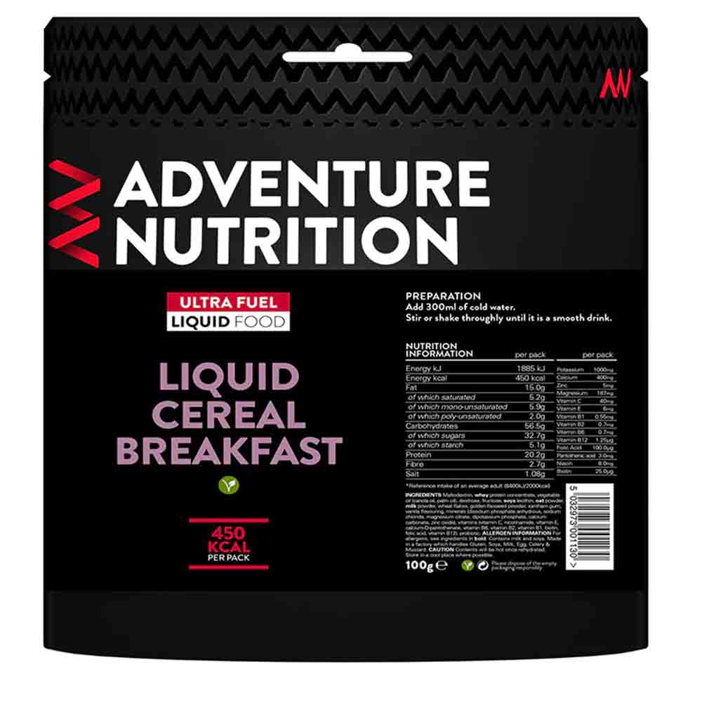 500 Kcal 輕量化脫水食物 Ultra Fuel Liquid Cereal Breakfast 100g