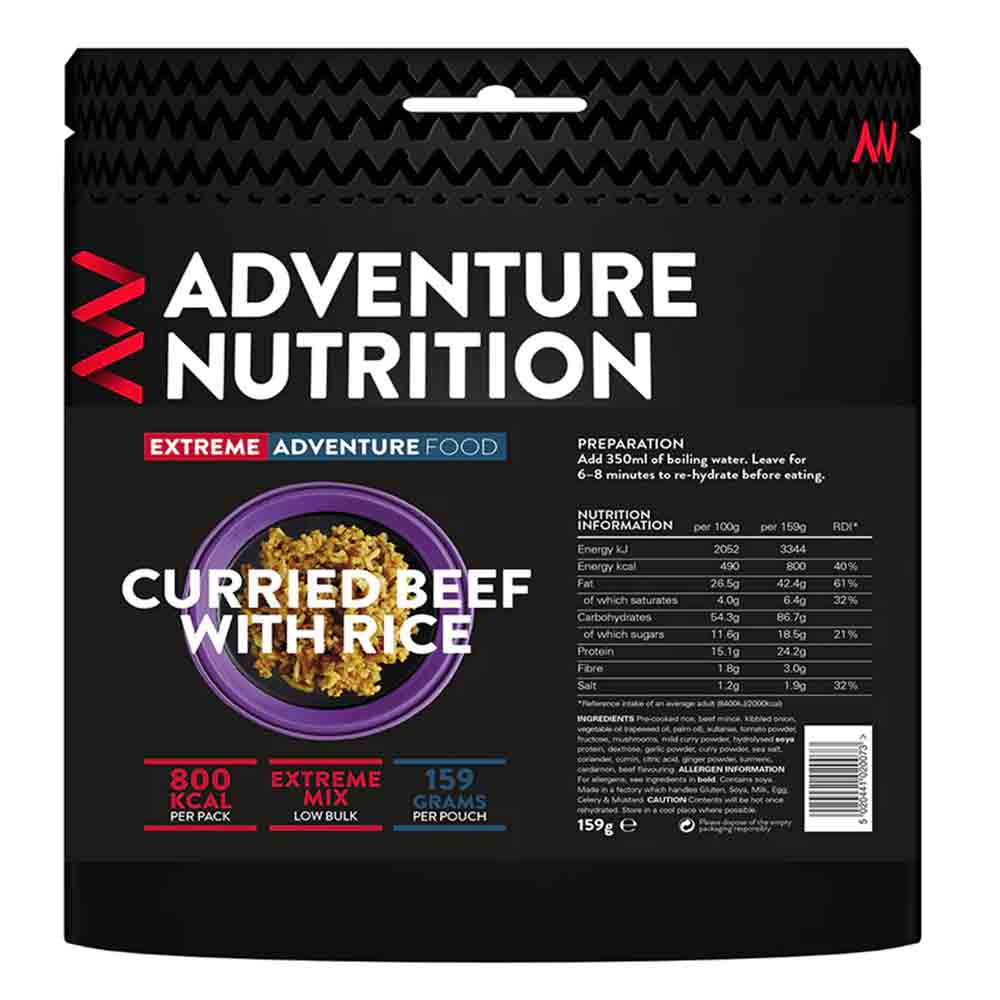 800 Kcal 輕量化脫水食物 Curried Beef with Rice 159g