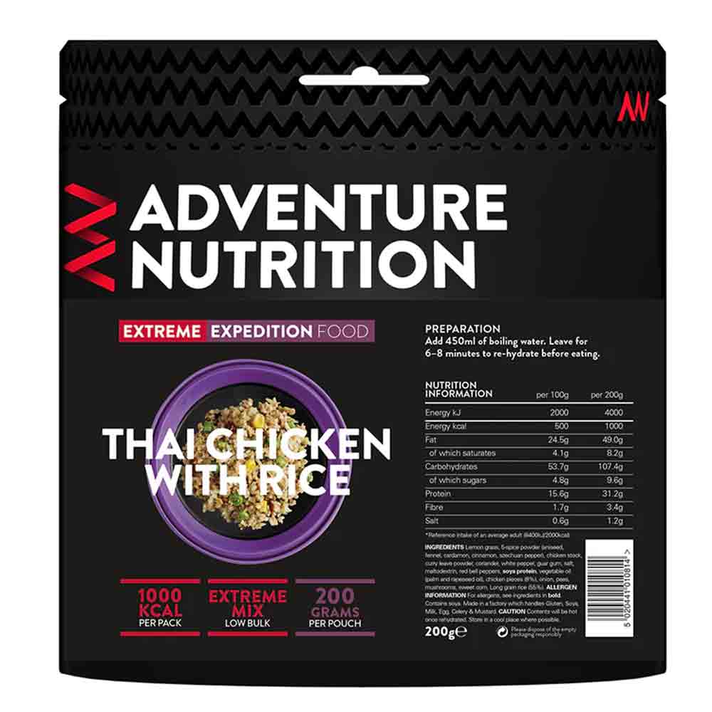 1000 Kcal 輕量化脫水食物 Thai Chicken &amp; Rice 200g