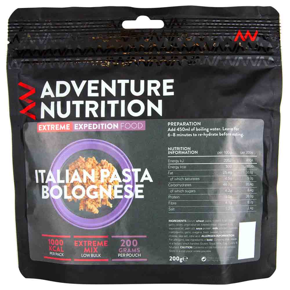 1000 Kcal 輕量化脫水食物 Pasta Bolognese 200g