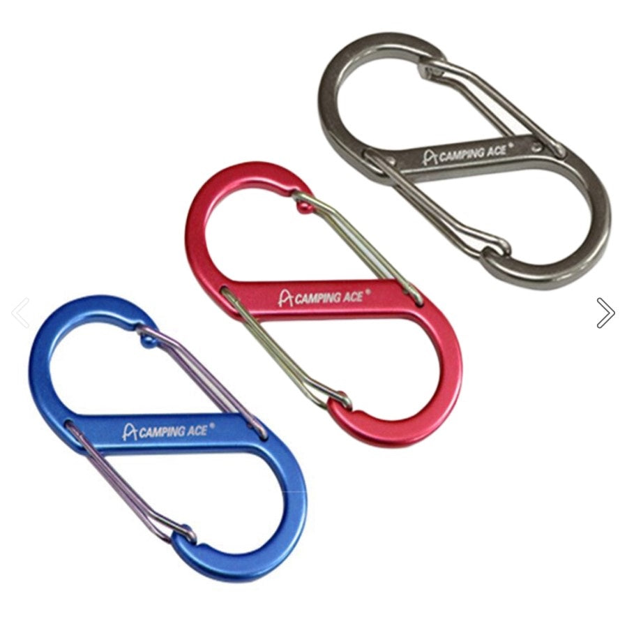 顏色隨機 Accessory Carabiner 2 Set 大8字扣 (2 Pcs)