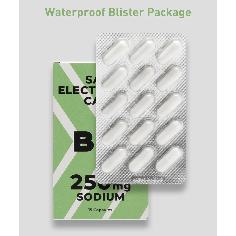 德國製運動鹽丸 Made in Germany Salt Electrolyte 250mg sodium Caps - 15 Tablets