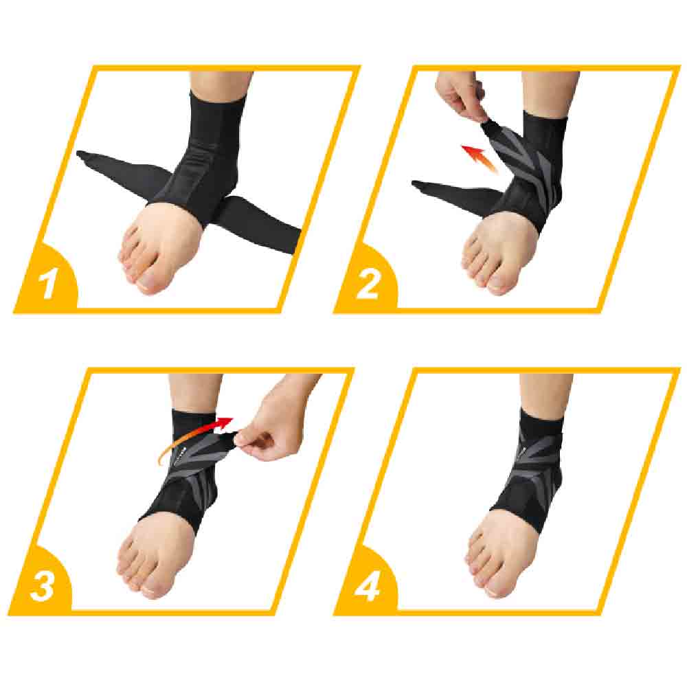 360 Adjustable Ankle Support-Figure 8 straps 穩固護踝 - 1隻