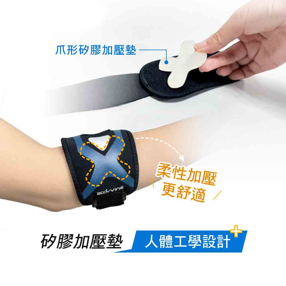 PowerWrap Tennis / Golf Elbow Strap Adjustable One Size 簡捷型護肘加壓帶 1 隻