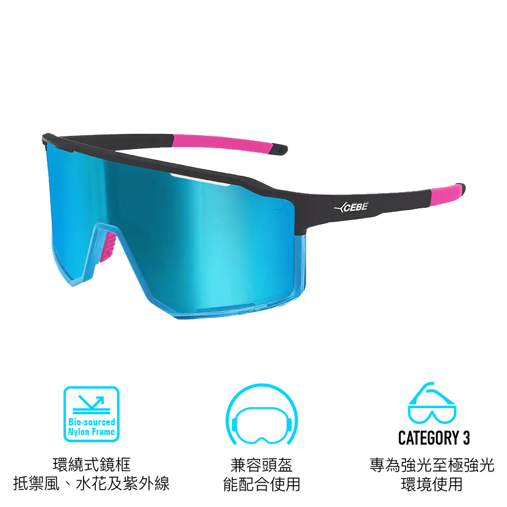 太陽眼鏡 Sunglasses L Outflow Matt Translucent Blue Black Pink GRIB3 Cat 3