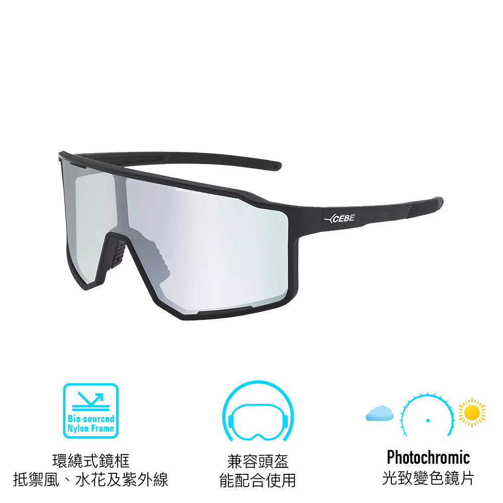 變色太陽眼鏡 Sunglasses L Outflow S Matt Black VRSB13 Photochromic