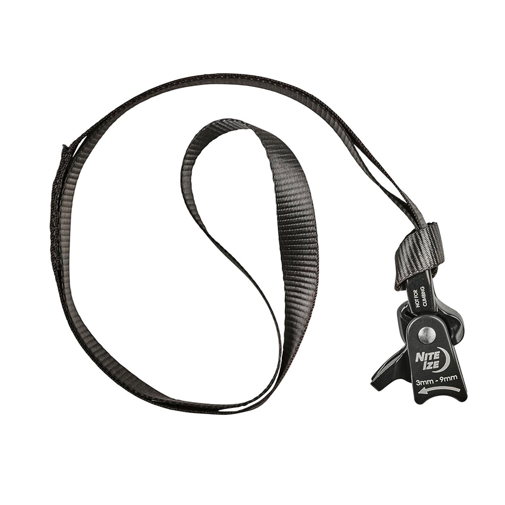 大號鋁制凸輪繩環(配扁平織帶) Cam Jam Ring Cord Tightener+Webbing Sling, L