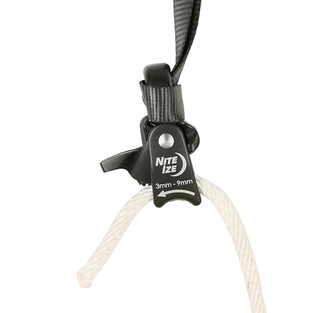 大號鋁制凸輪繩環(配扁平織帶) Cam Jam Ring Cord Tightener+Webbing Sling, L