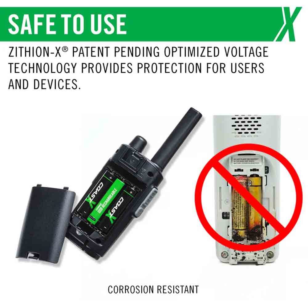 充電式鋰電池 AA Zithion-X R USB-C Ported Battery