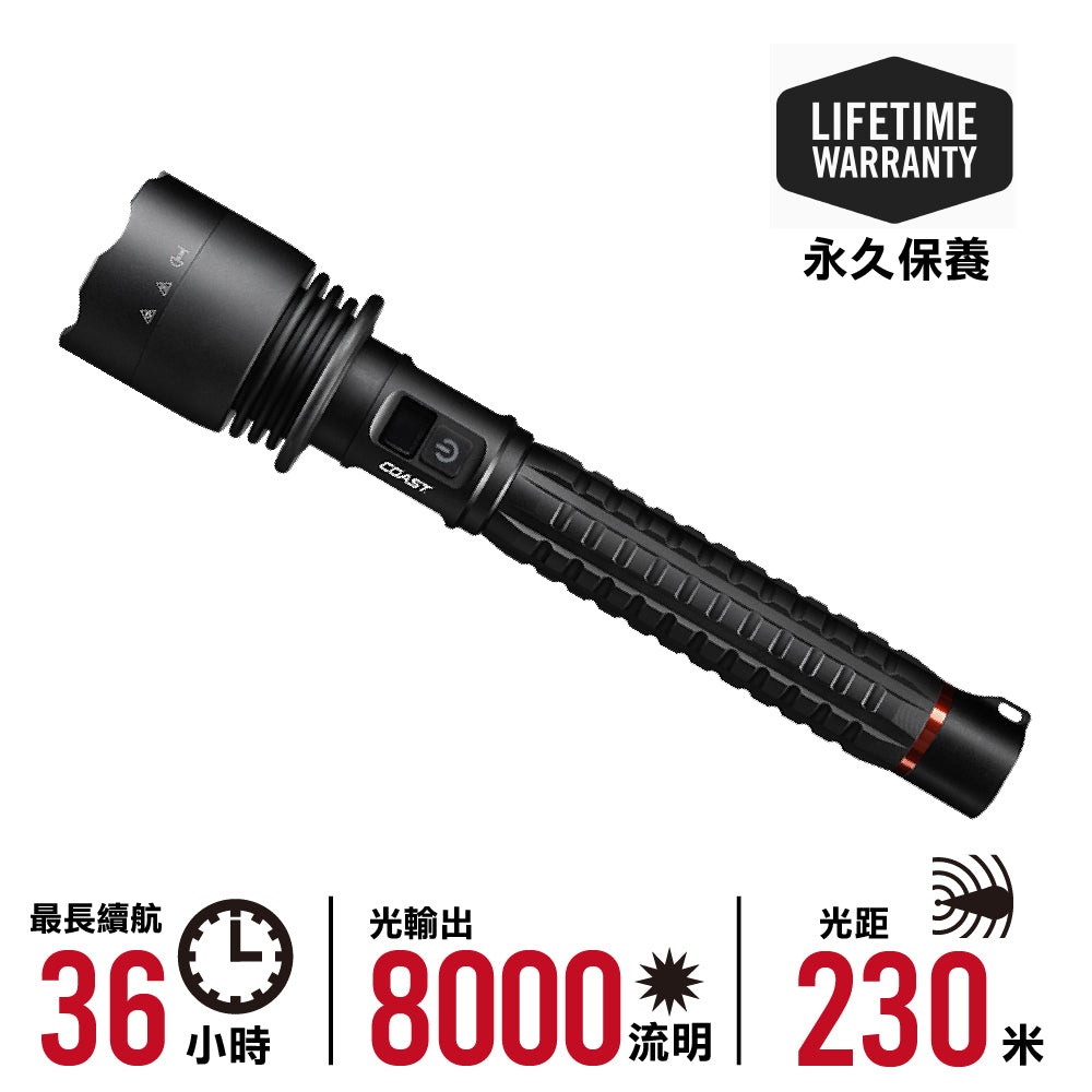 強力手電筒 XP40R Flashlight