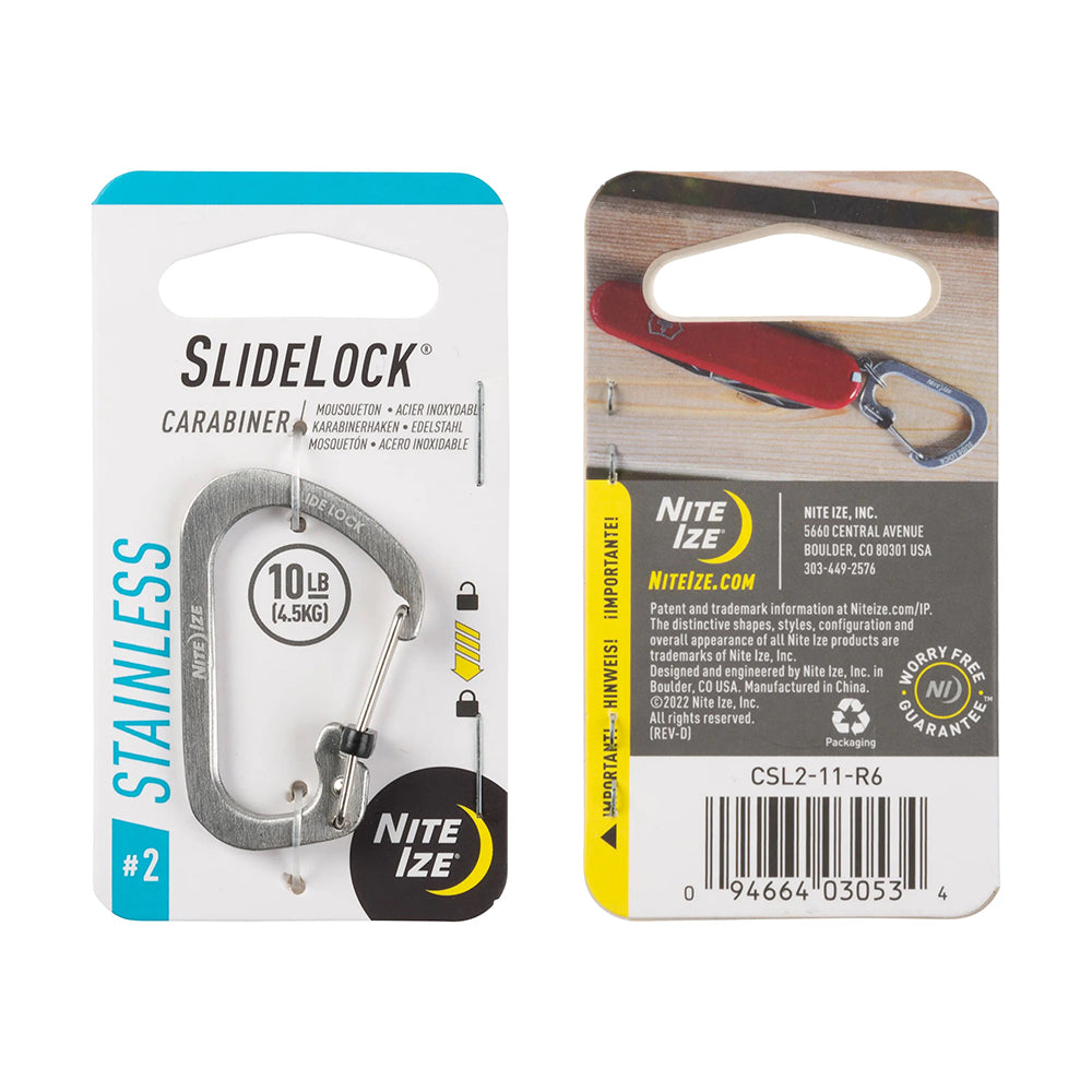 #2帶鎖 C型扣 SlideLock Carabiner #2