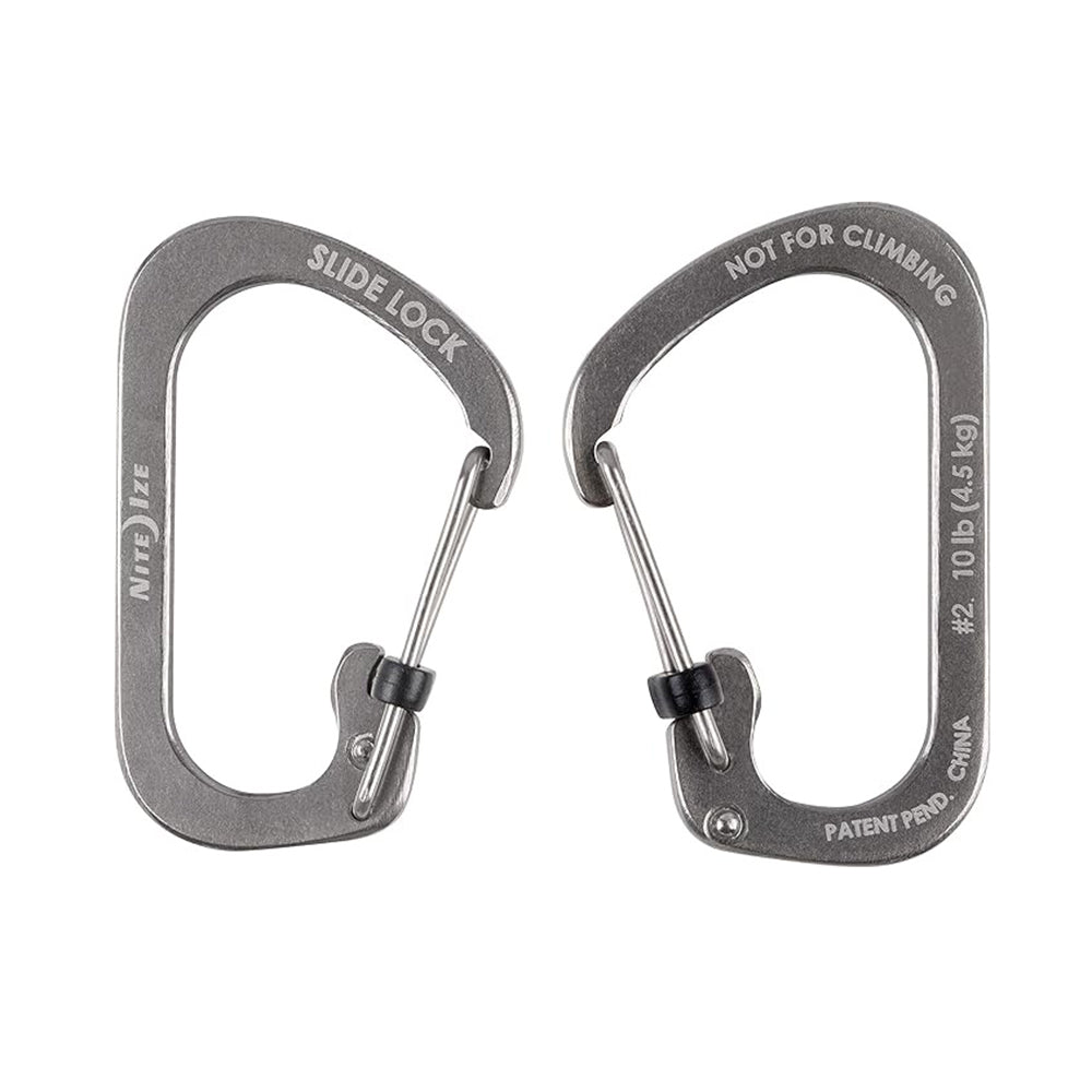 #2帶鎖 C型扣 SlideLock Carabiner #2