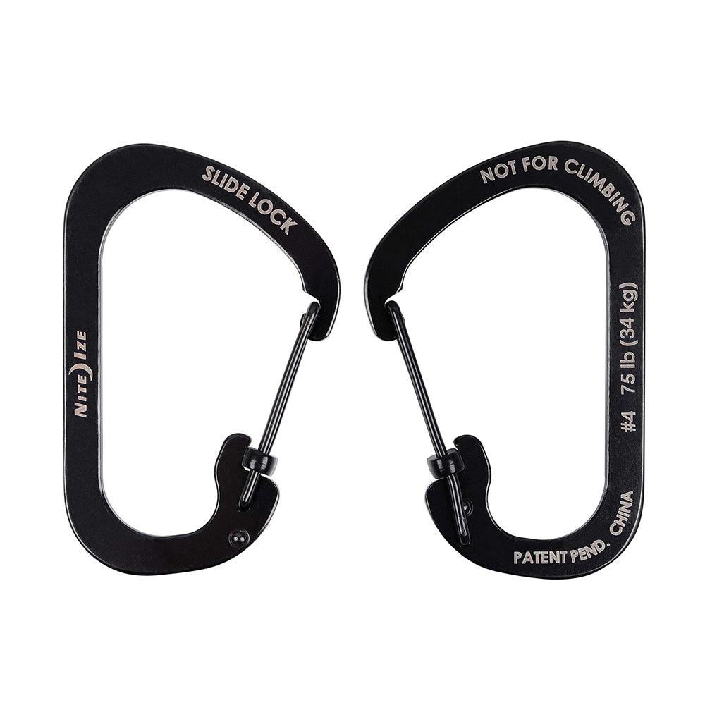 #4帶鎖 C型扣 SlideLock Carabiner #4