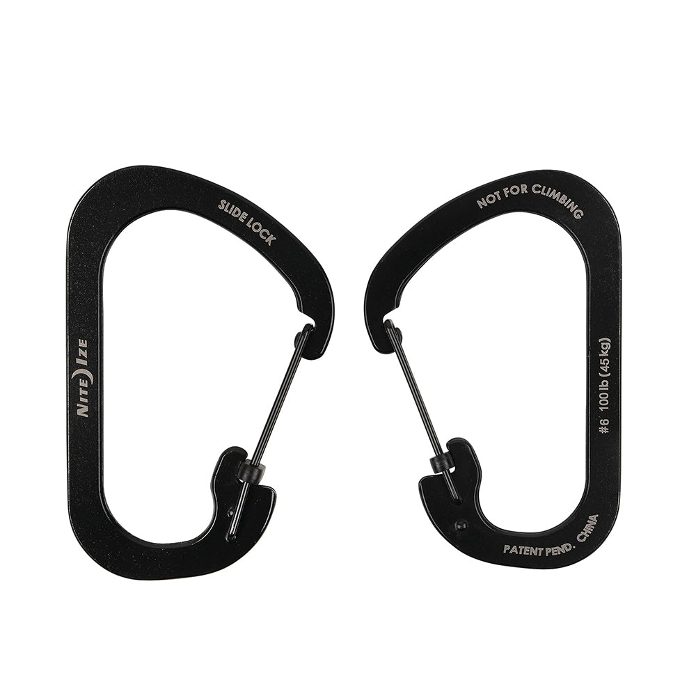 #6帶鎖 C型扣 Slide Lock Carabiner #6