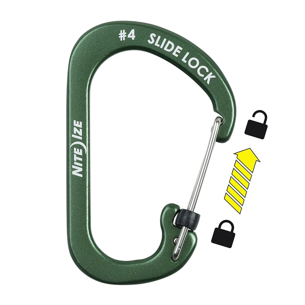 #4 鋁製帶鎖C型扣 Alu C Carabiner #4