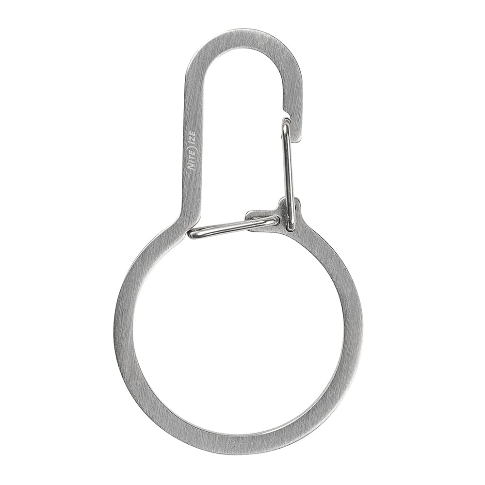 保險扣 Dual Pass Dual Chamber Key Ring Silver