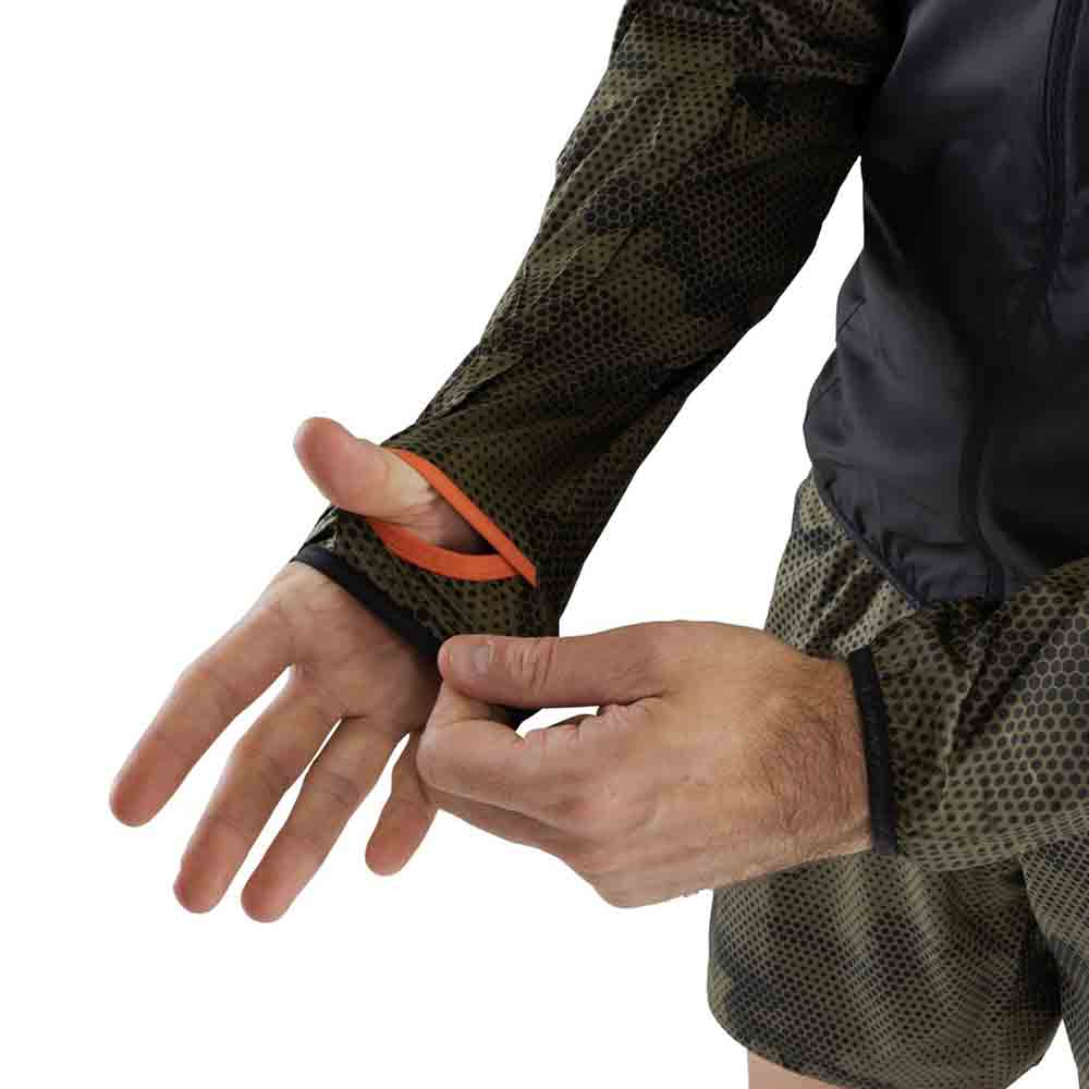 男裝風褸 Trail Graphic Wind Jacket M