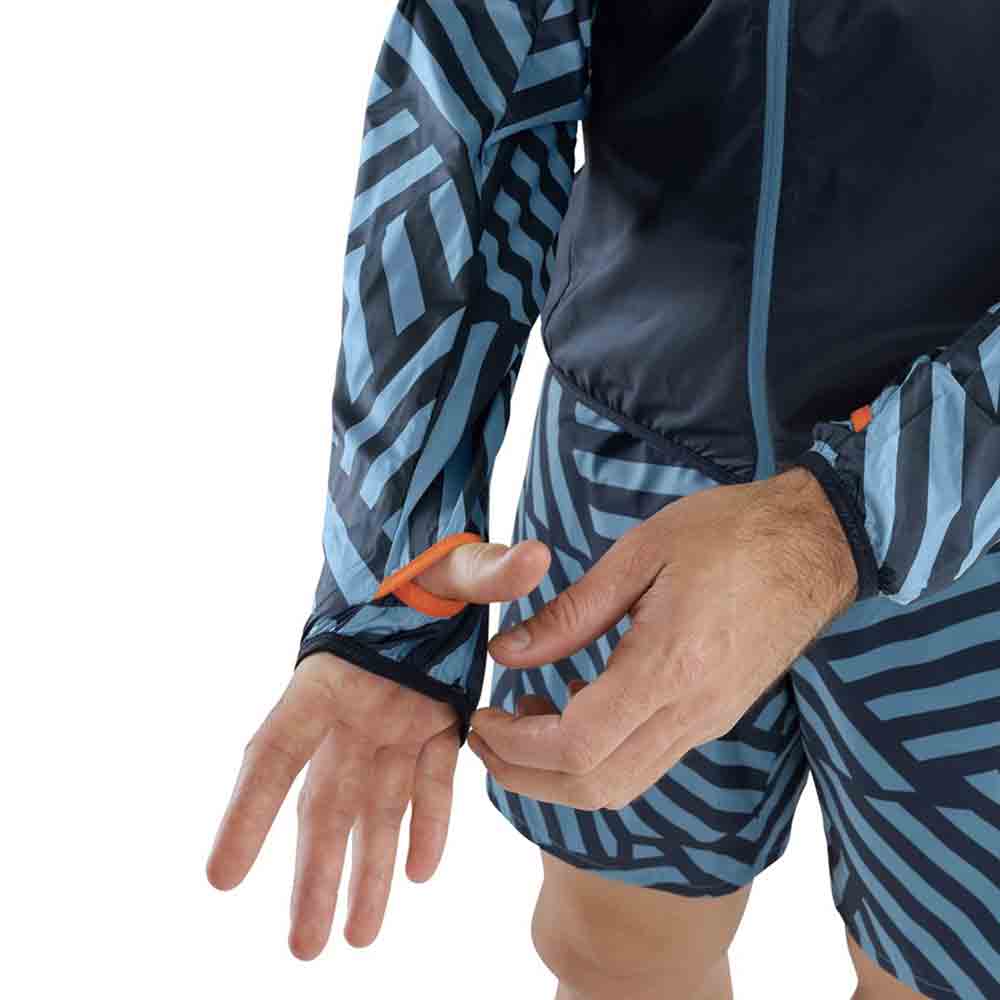 男裝風褸 Trail Graphic Wind Jacket M