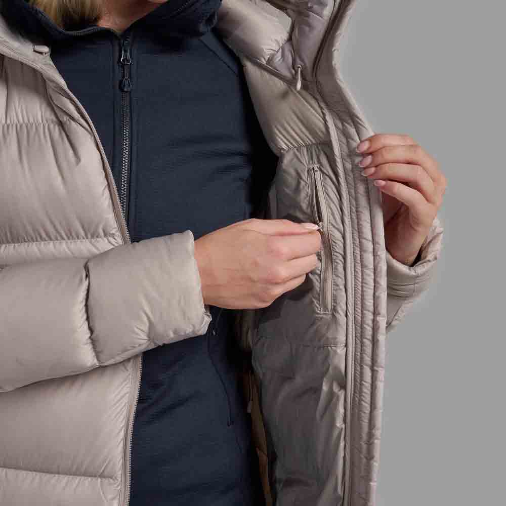 女裝有帽 750FP+ 環保羽絨外套 Women Kamen Hoodie Recycled Down Jacket