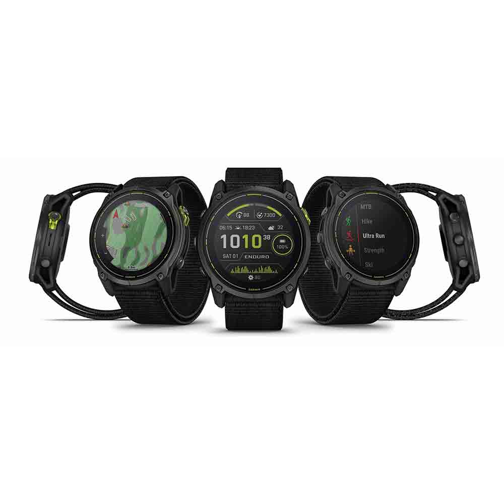 【預售 VIP 優惠，最快二至八星期左右有貨 PreSale VIP Discount Earliest arrival around 2-8 weeks】太陽能 GPS 手錶 Enduro 3 Sapphire Carbon Gray DLC Titanium with Black Nylon