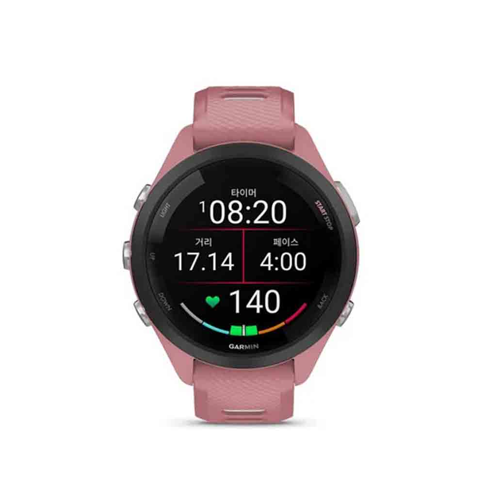 GPS智慧心率進階跑錶 Forerunner 265s Pink 1.1吋錶面